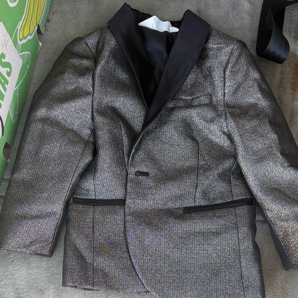 H&M Black and Gray Kids Blazer